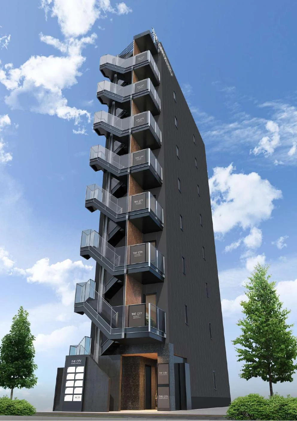 THE CITY 日本橋人形町Ⅱ建築完成示意圖